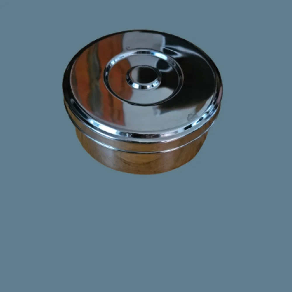 Sharda Indian 18/8 Compact Stainless Steel 7 quanity Spice Container